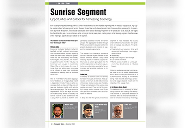 Sunrise Segment: Opportunities and outlook for harnessing bioenergy