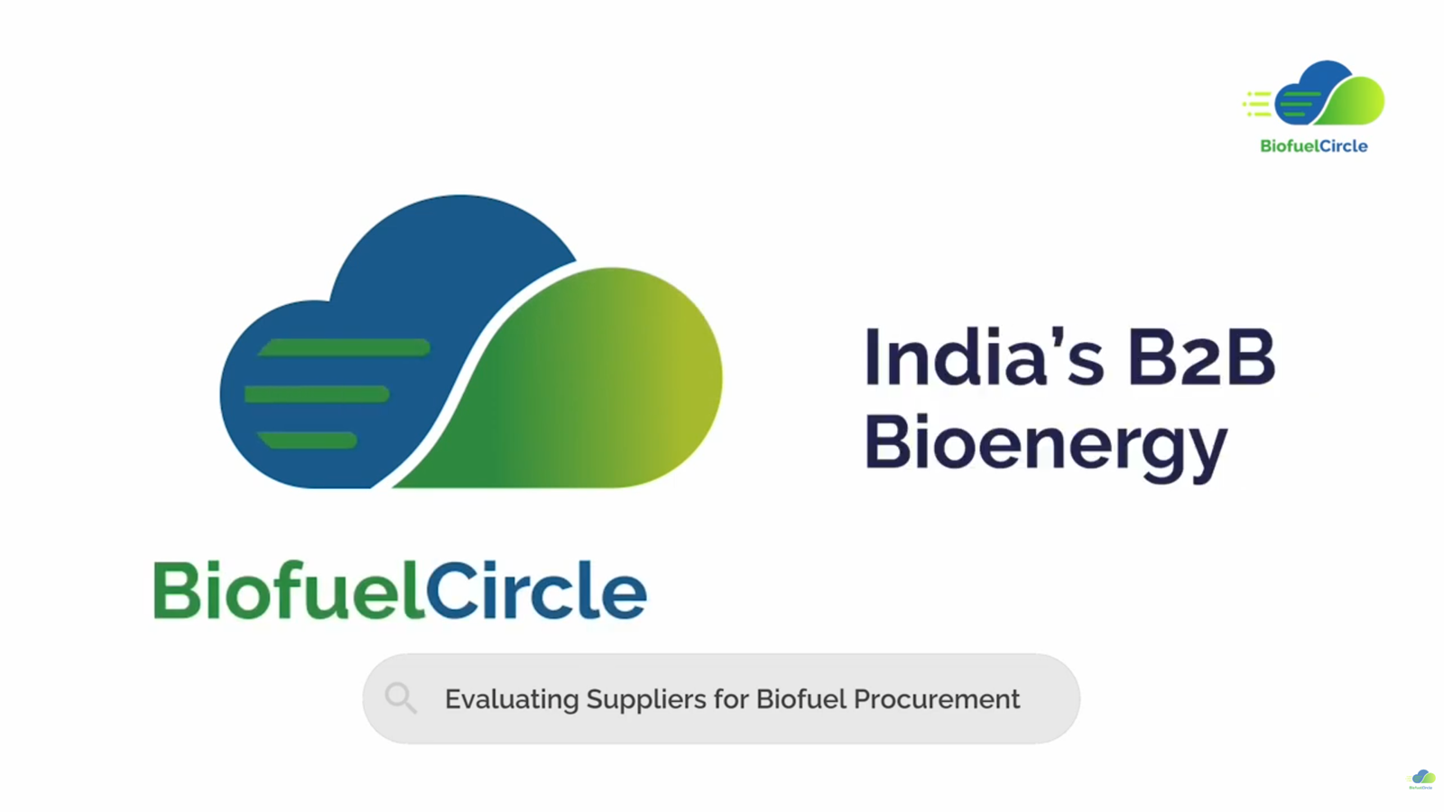 BiofuelCircle Platform Showcase